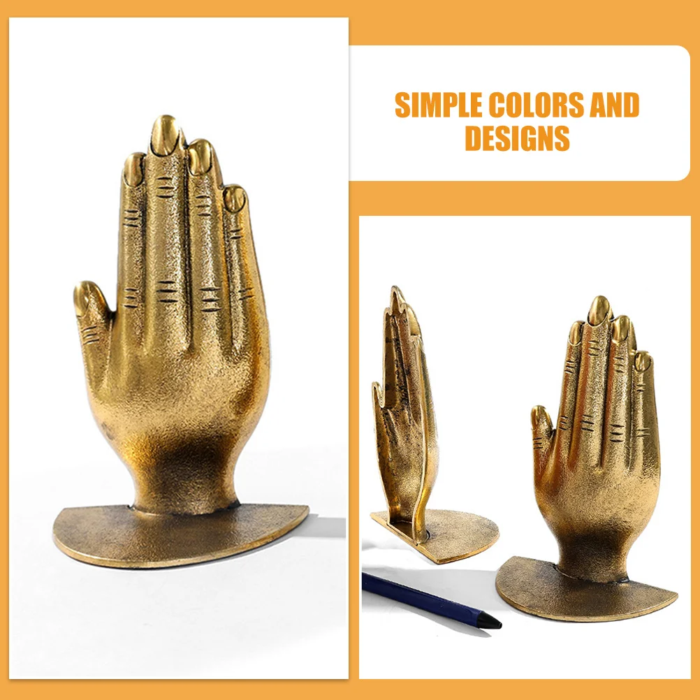 1ペアヴィンテージゴールドアイアンブックエンドヘビーデューティメタルブックエンド装飾ブックホルダー棚用スタディデスクトップ読書オーガナイザー