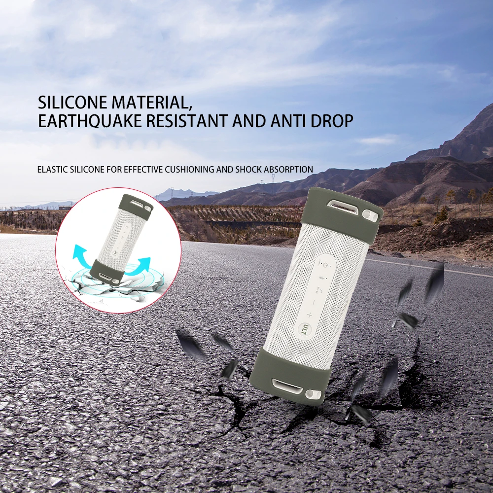 

​Speaker Protective Case for Sony ULT FIELD 1 Anti-shock Speaker Soft Silicone Case Black Orange Gray White