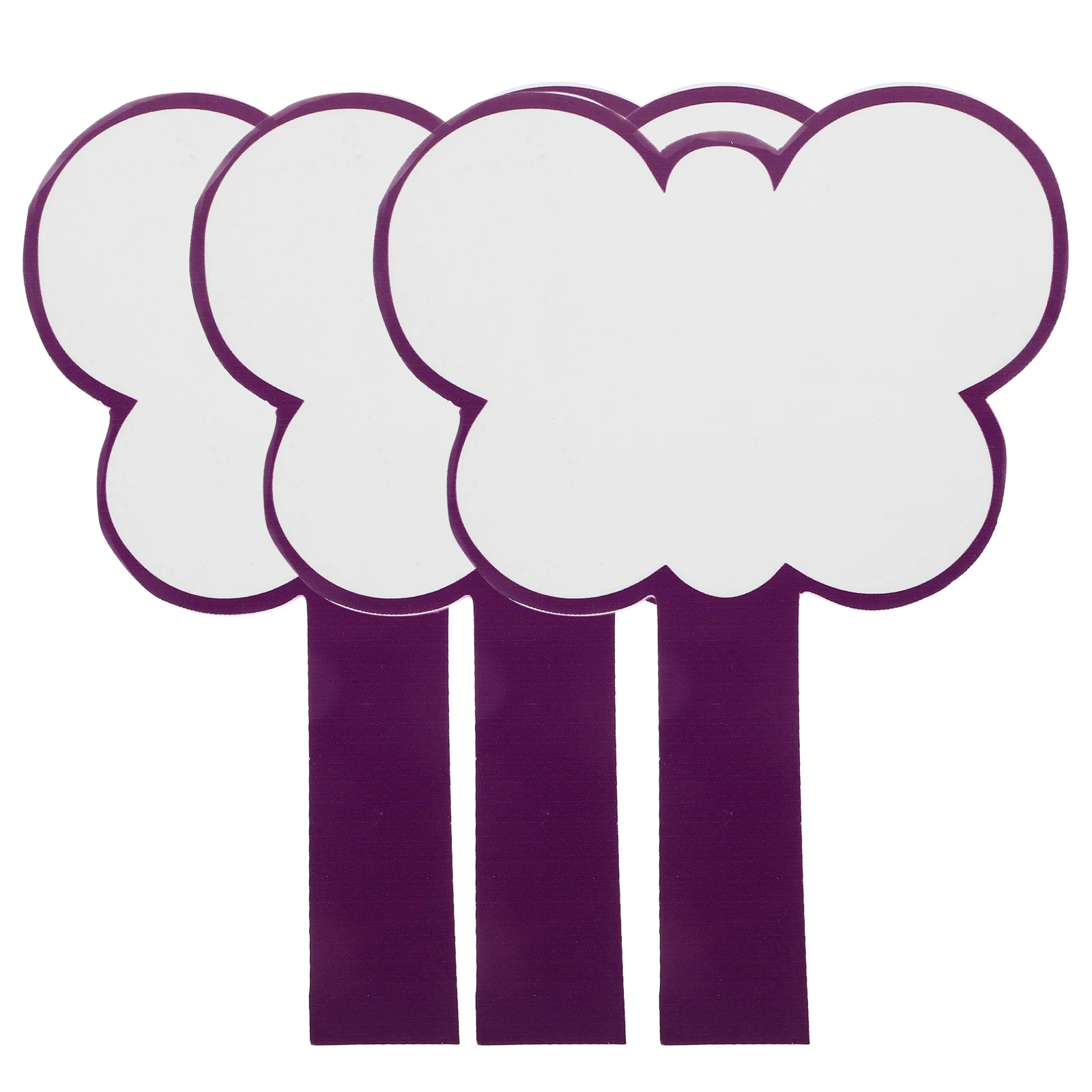 

3pcs Scoreboard Handheld Whiteboards Blank Dry Erase Paddle Single Sided Auctions Board Sports Student Voting Team Memorabilia