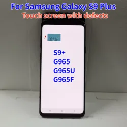 Super AMOLED FOR s9plus Display For SAMSUNG Galaxy S9 plus LCD Display Touch Screen Digitizer G965 G965F G965N Repair Parts