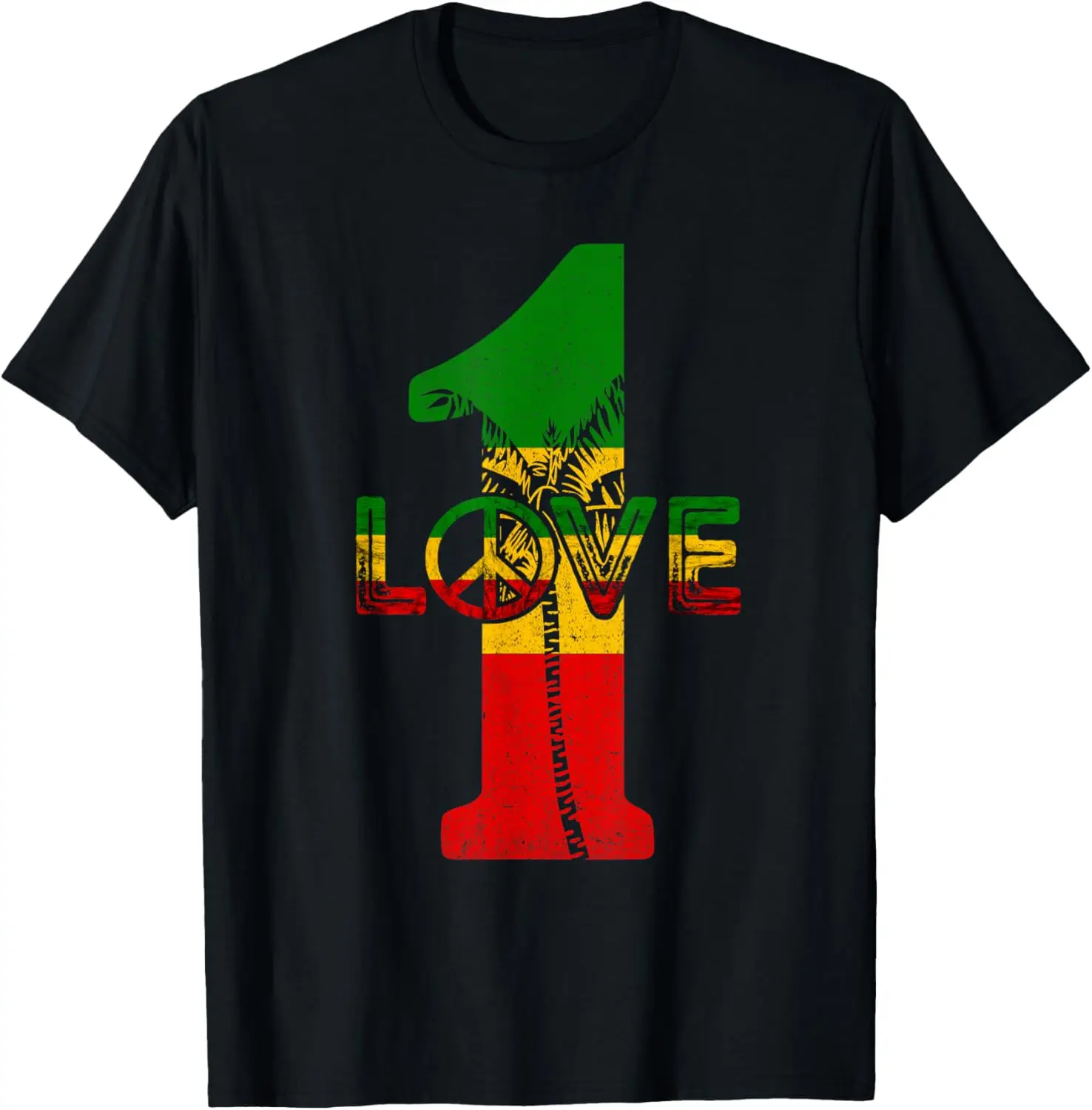 

Футболка Reggae Rastafari Roots One Pride Love Reggae Music Jamaica, 100% хлопок