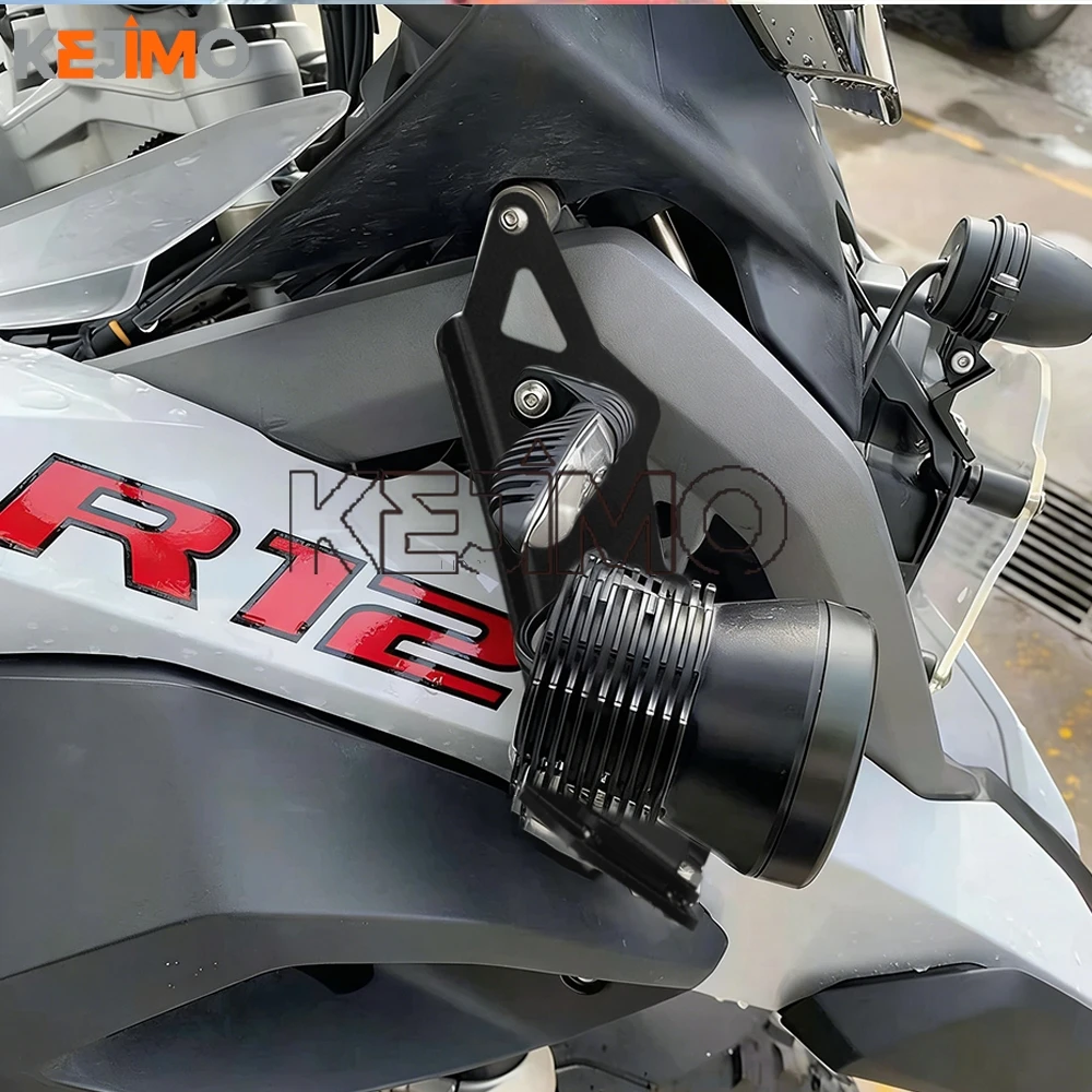 

Кронштейн для крепления дополнительного света SpotLight для BMW R1200GS LC ADVENTURE 2013-2018, противотуманная фара, фара дальнего света, R1250GS ADVENTURE 2019-2021