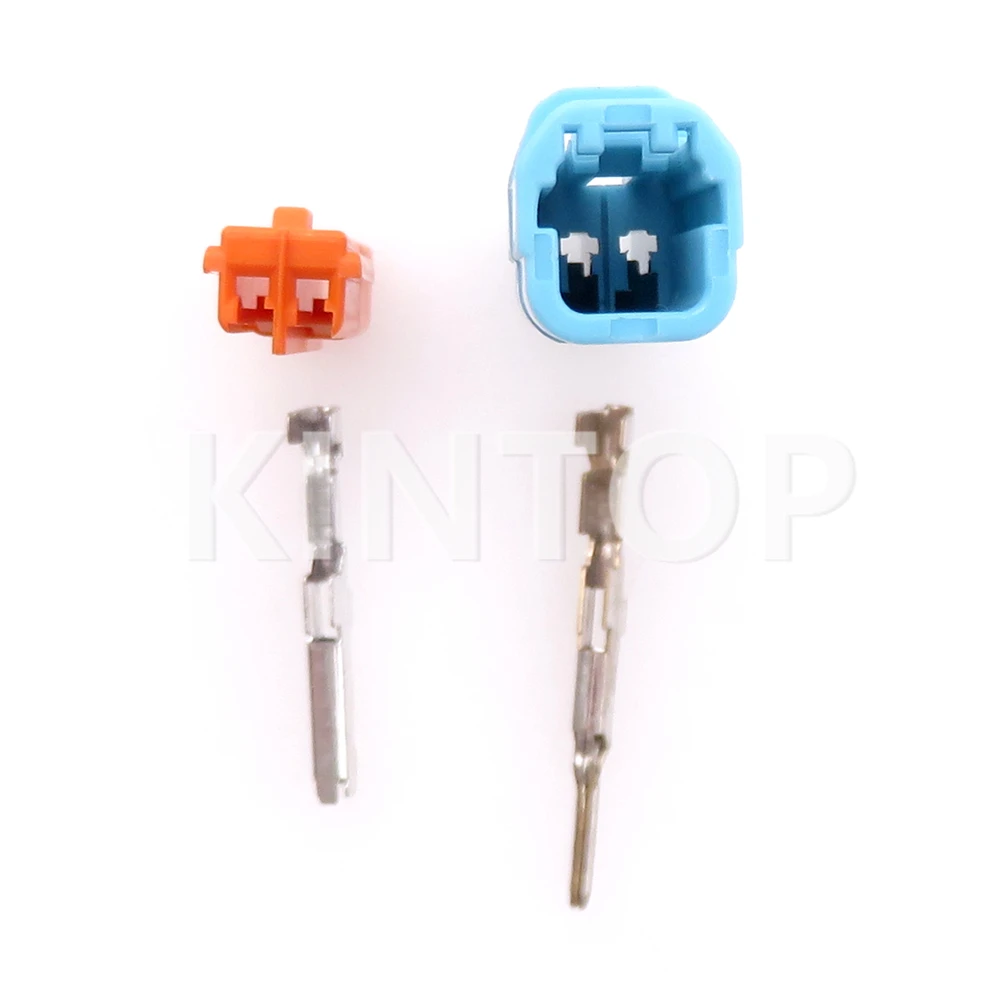 1 Set 2 Pins Auto Wire Cable Socket Auto AC Assembly Plastic Housing Connector 6098-3857 6098-3853