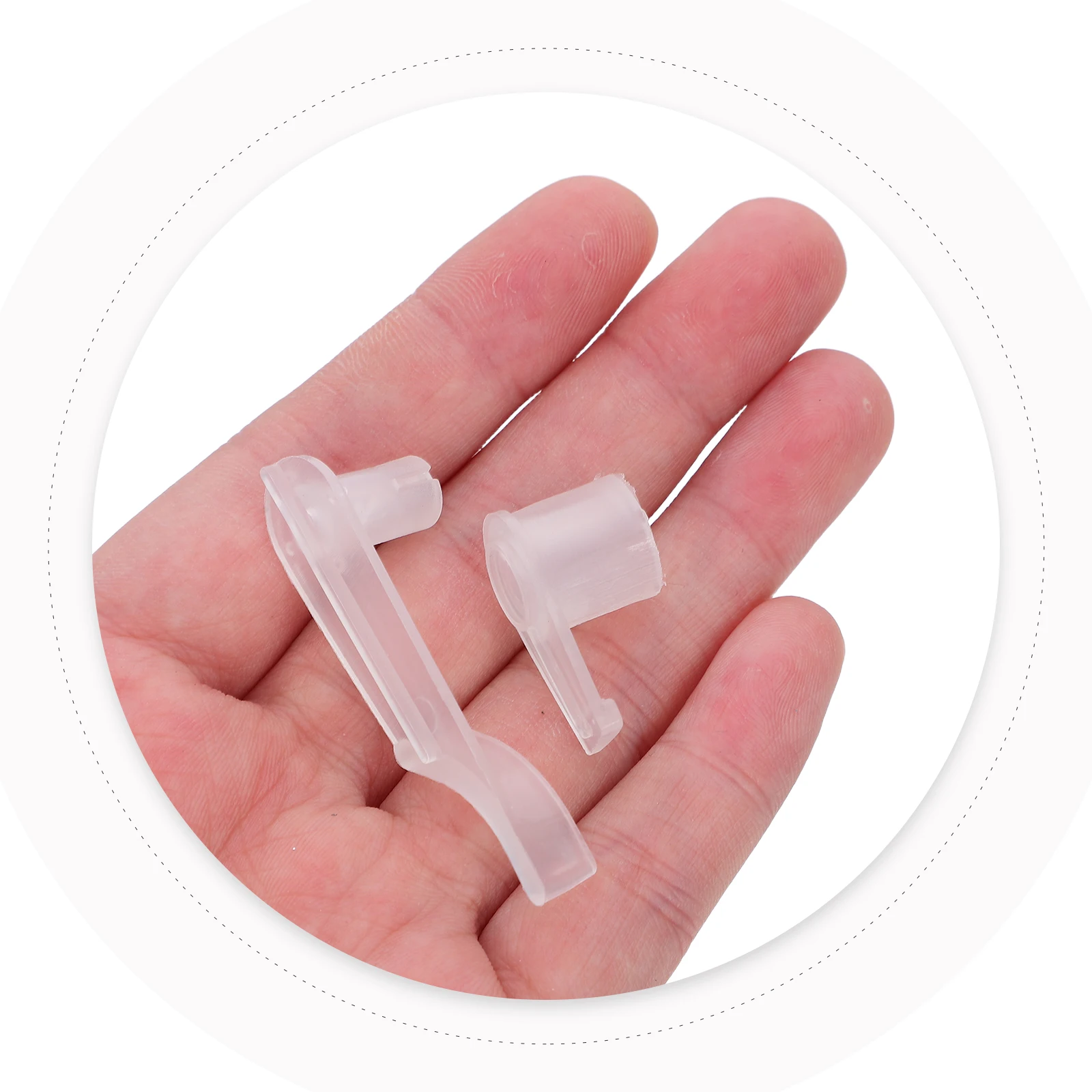 

100Pcs Plastic Ceiling Lamp Shade Clips Fixed Buckle Flush Mount Light Holder Mounting Brackets Light Fixture Lamp Shade Holders