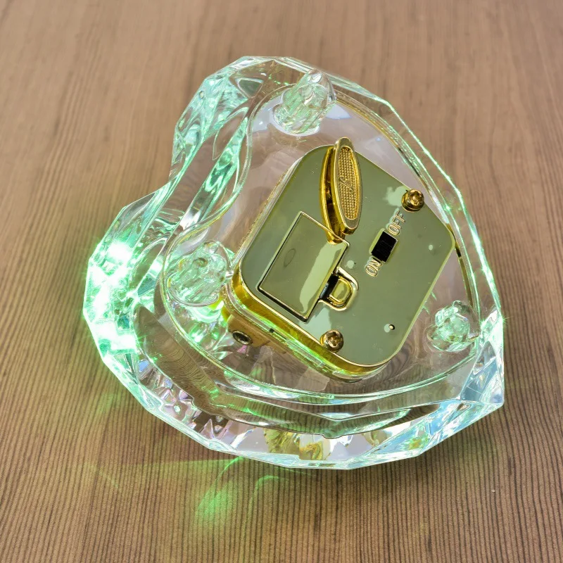Acrylic piano, violin, music box, music box, creative furniture ornaments, holiday birthday gifts, crafts