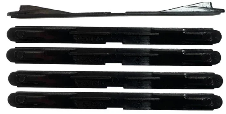 4er-Set Dachträger-Schutzabdeckungen 5187877 5187878 für Opel Astra H Dachreling-Stangenabdeckungen Kunststoffteile – Detail 4