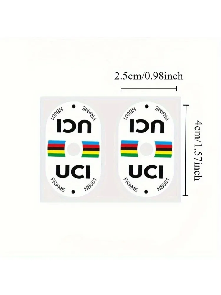 AliExpress 2PCS UCI Certified Bicycle Valve Stickers Durable Scratch Resistant PVC for Road Mountain Bike Wheels