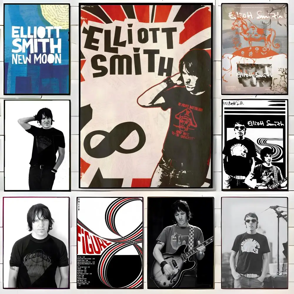 Soft Singer E-Elliott Smith Poster Wall Art Print Decorative Mural Home Decor Gift Unframed