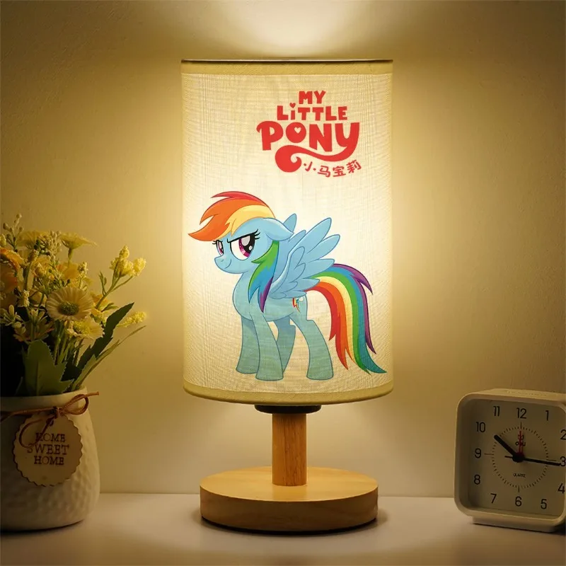 Twilight Sparkle Pinkie Pie Leuke Creatieve Cartoon Slaapkamer Zacht Licht Oogbescherming Bureaulamp Nachtlampje Tafelblad Ornament Cadeau