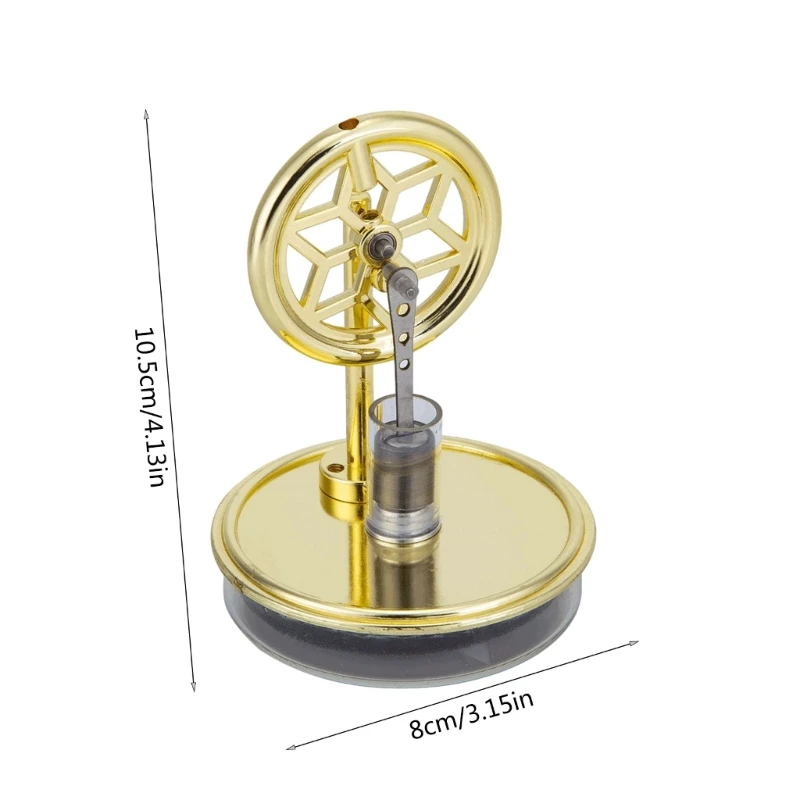 Low Temperature Stirling Engine DIY Heat Education Model Class Teaching Stirling Engine Low Friction Desktop Toy Gifts