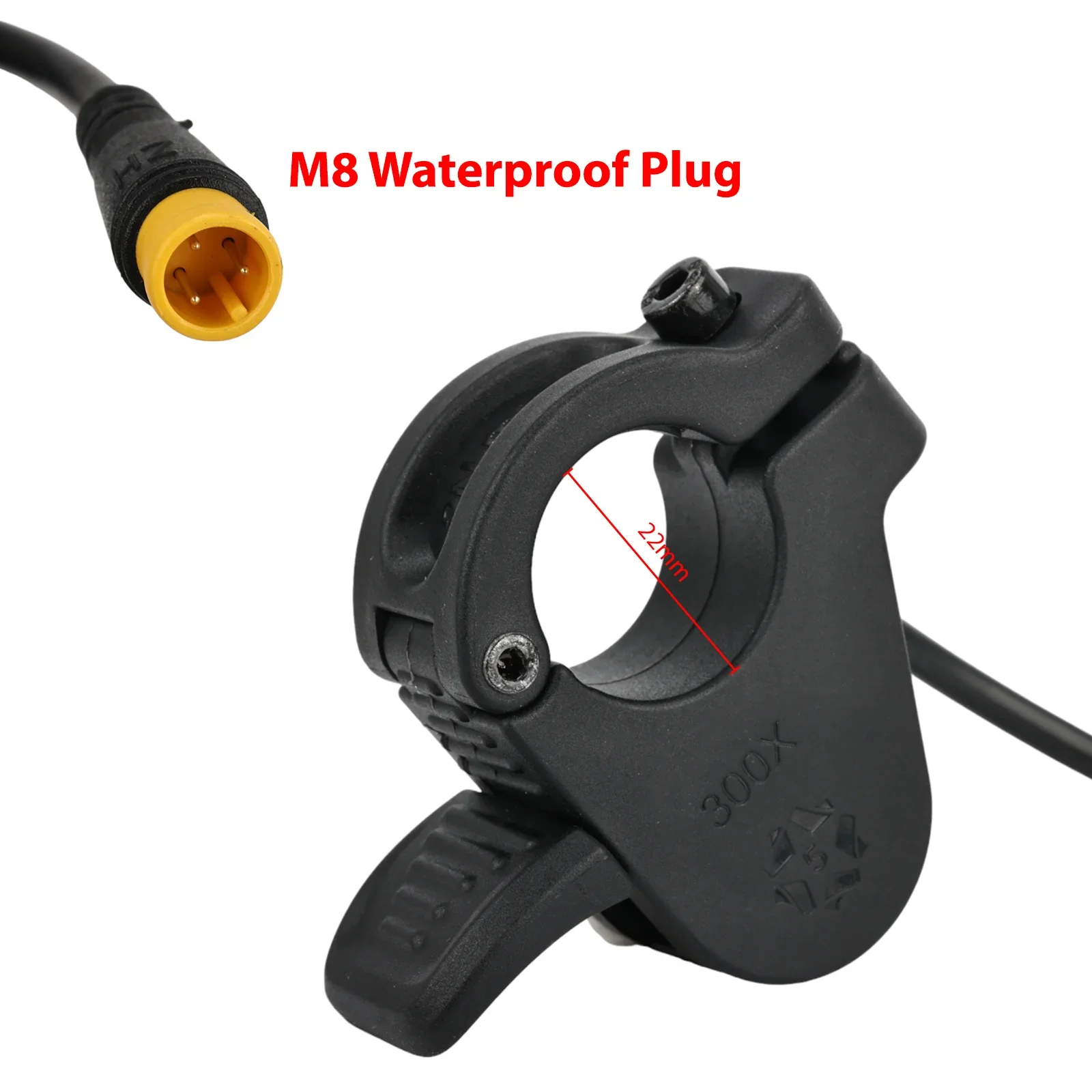 Universal WUXING 300X Throttle For Electric Bicycle Scooter Thumb Accelerator 24V 36V 48V 72V Right/Left Hand Accessories