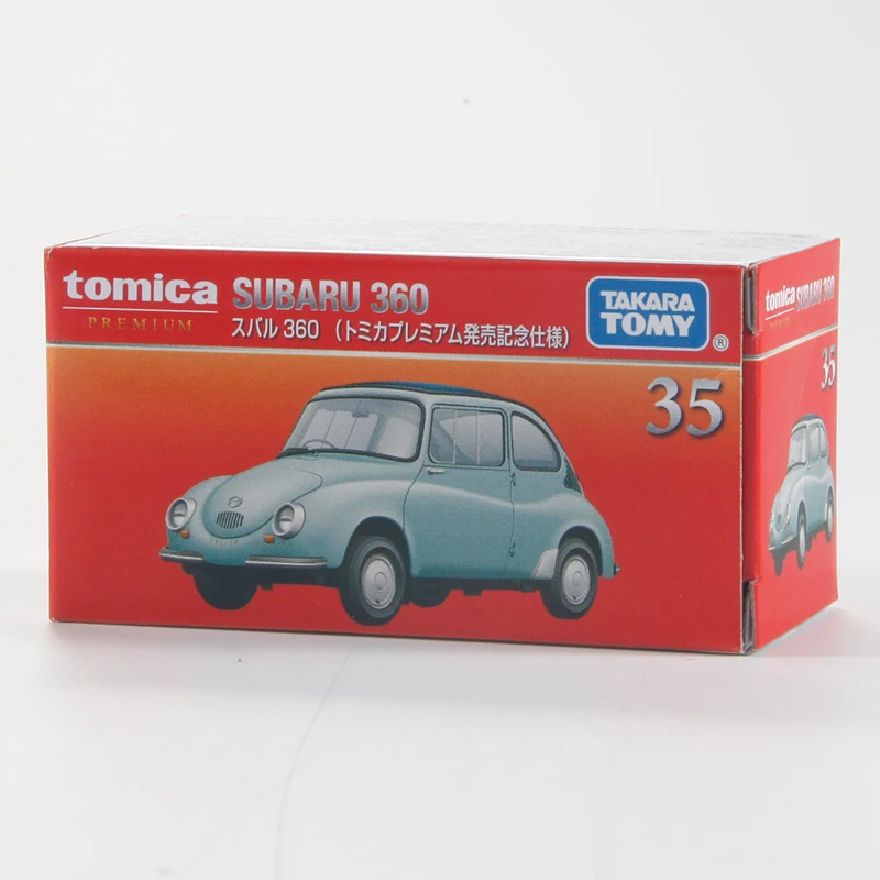 TAKARA TOMY Red Box TP35 Subaru 360MINI modello in lega pressofusa, collezione di giocattoli decorativi per ragazzi, regali di festa per bambini.