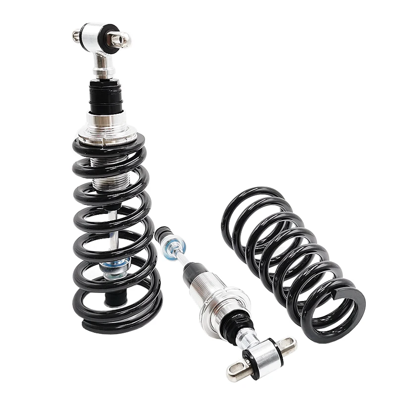 GM A F X G Body Adjustable Front Coilover Shocks SBC Small Block LS Springs 500lb