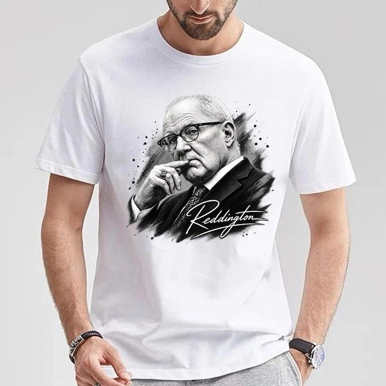 Kevin Reddington T-Shirt Courtroom Lawyer Portrait Tee Tshirt Graphic Short Sleeve T-shirts for Unisex All-Season