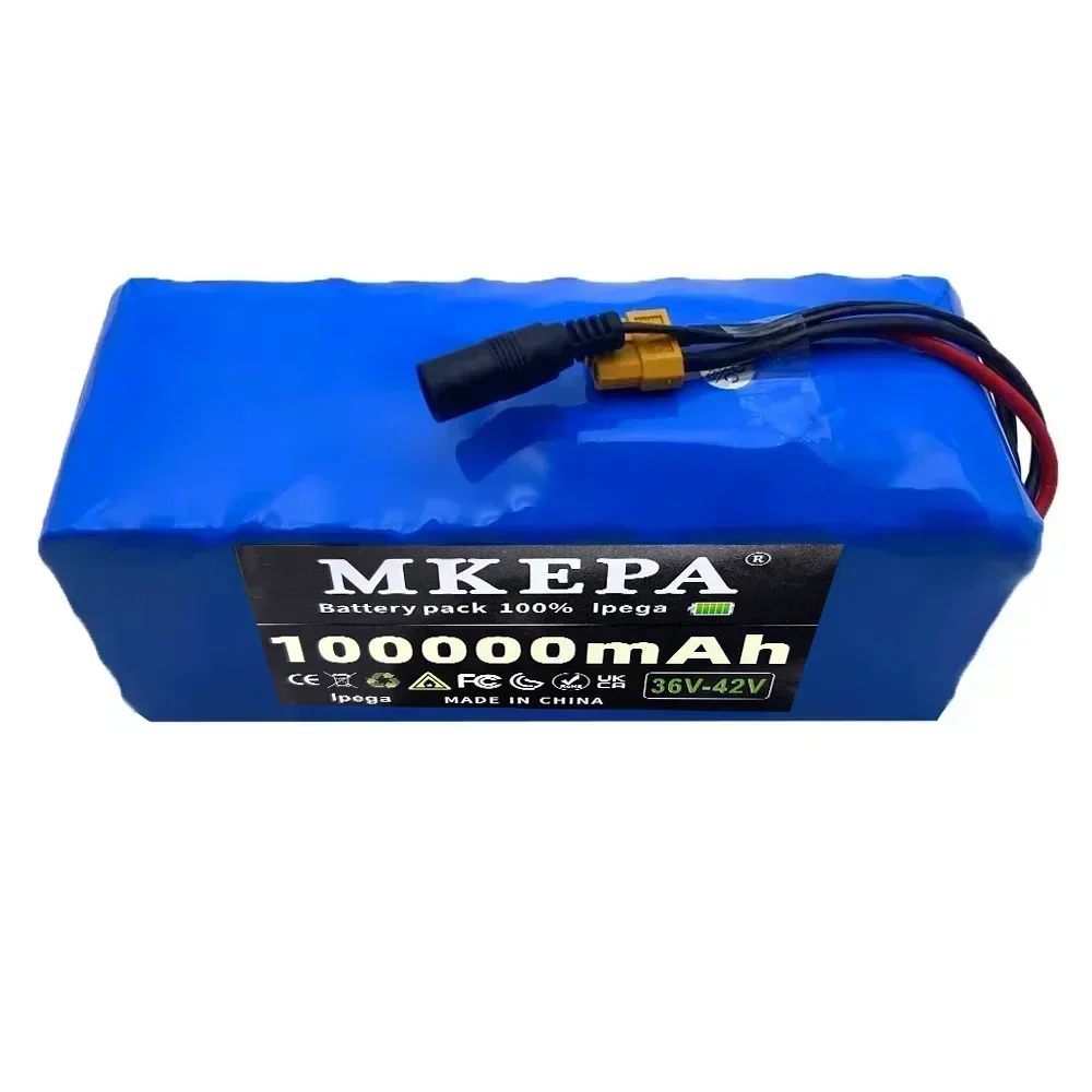 جديد 10S4P 36 فولت 100000 مللي أمبير سكوتر كهربائي بطارية ليثيوم 18650 بطارية حزمة 36 فولت مناسبة للدراجات سكوتر بطارية + شاحن 42 فولت #6