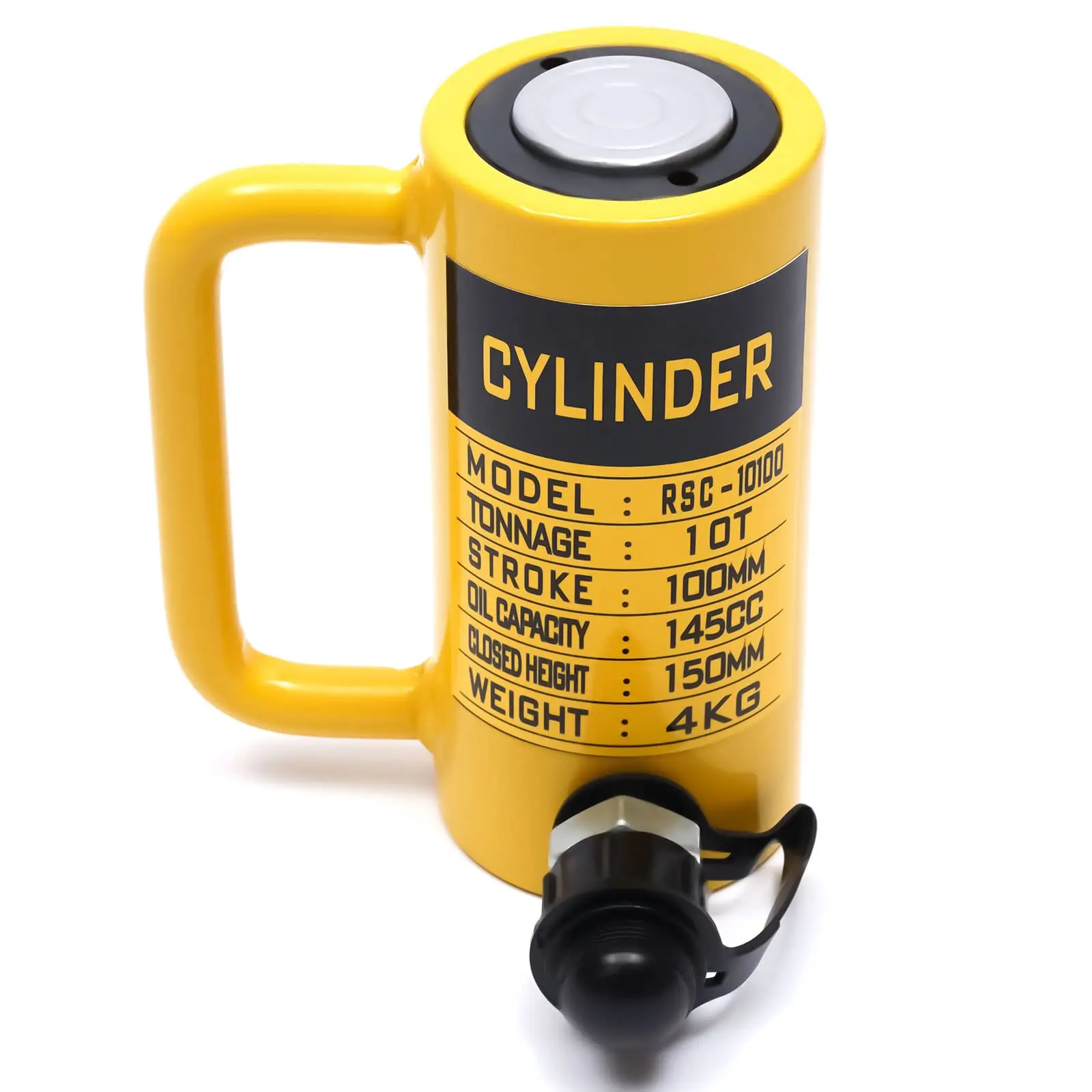 10 طن رافعة اسطوانة هيدروليكية واحدة التمثيل الهيدروليكية رام اسطوانة 100 مللي متر 4 "السكتة الدماغية الهيدروليكية الصلبة جاك الصناعية رفع جاك