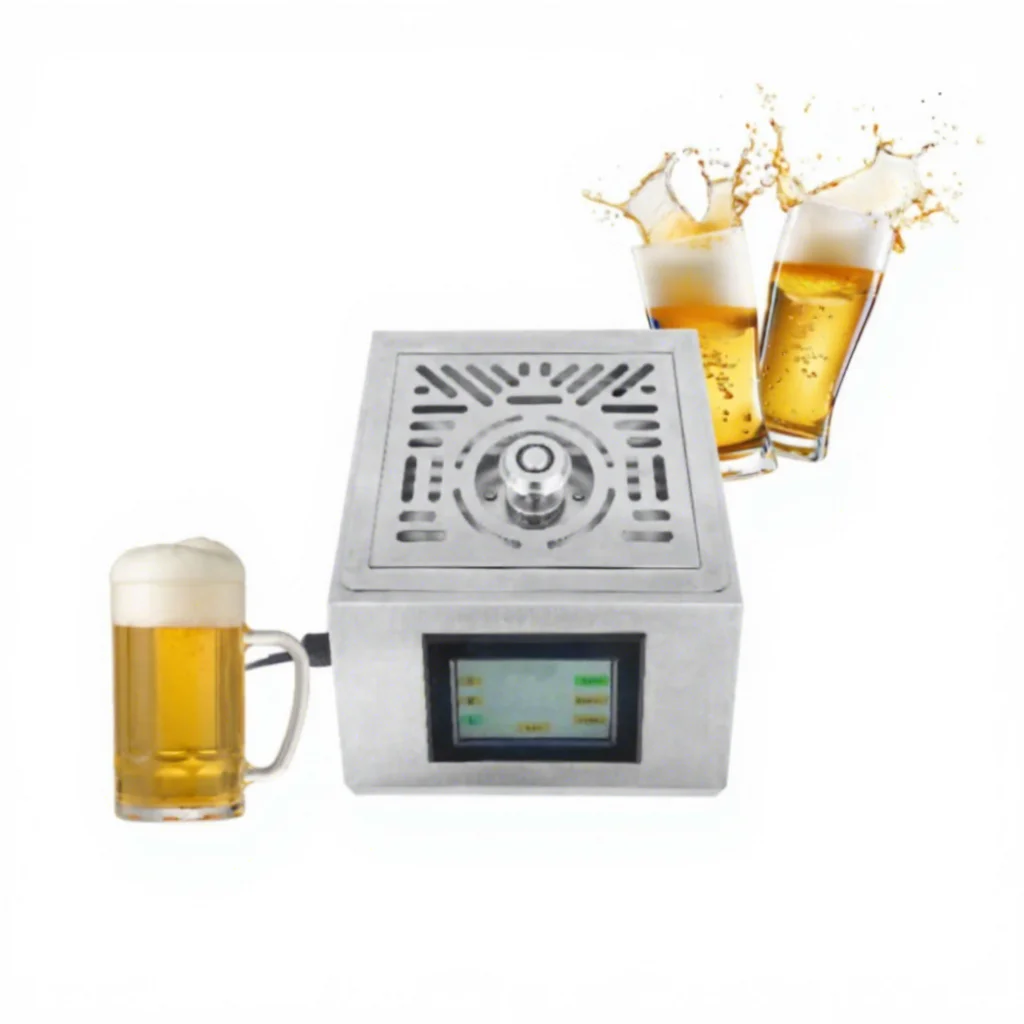 

Intelligent Smart Touchscreen Bottoms up Single Head Beer Dispenser Draft Beer System Beer Volume Can Be Adjusted