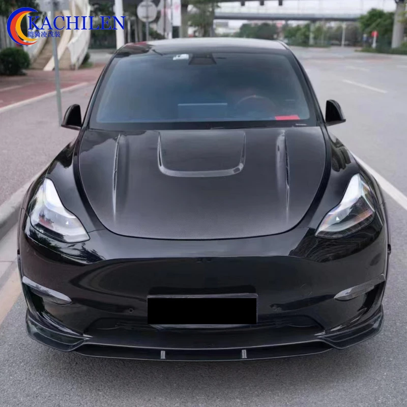 CM style MODEL Y Carbon Fiber engine cover hood For Tesla MODEL Y