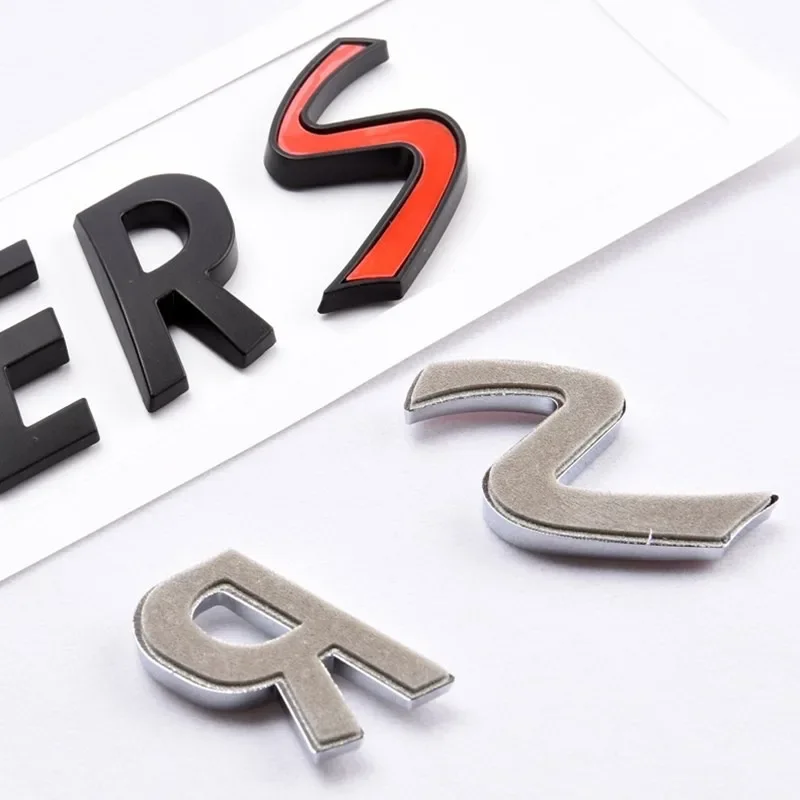 3D ABS MINI Cooper S Rear Boot Emblem Badge Trunk Logo Decals Sticker For Mini Coopers R50 R52 R53 R56 R57 R58 R60 F55 F56