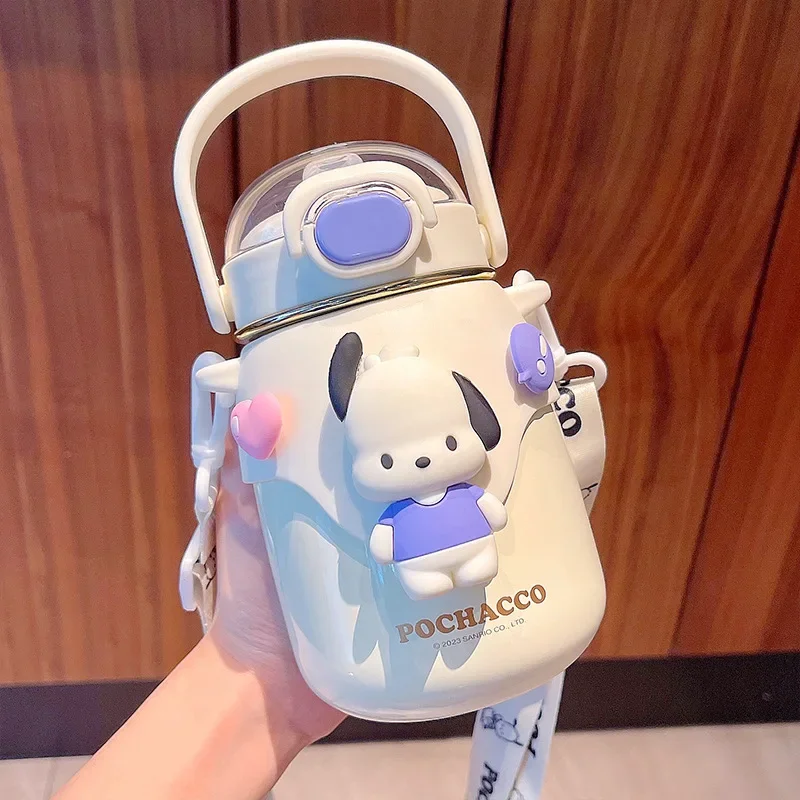 700ml Sanrio Kuromi Cute Girl Children 316 Stainless Steel Insulated Water Bottle Student Cinamoroll Kawaii Vacuum Cup Thermos