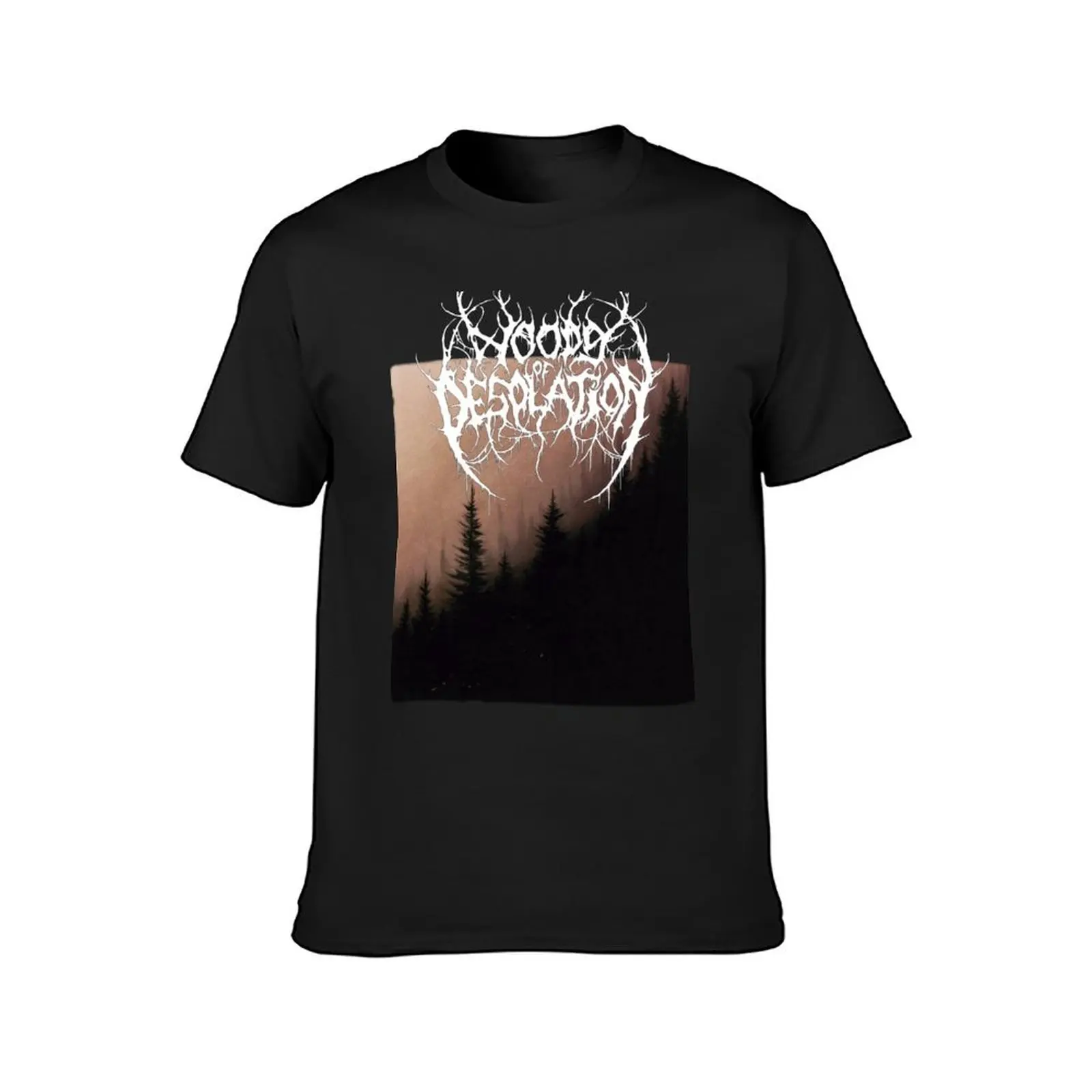 Woods of Desolation - Torn Beyond Reason - Black Metal T-Shirt vintage quick drying customs kawaii clothes t shirt for men