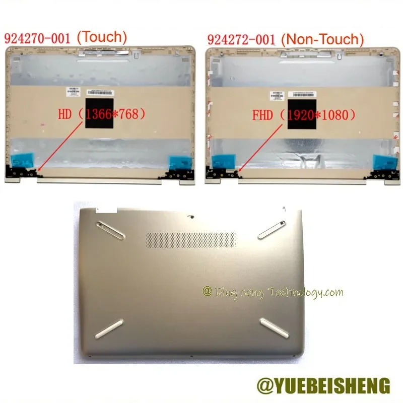 New/org For HP Pavilion X360 14-BA 14T 14M-BA Series LCD back cover 924270-001(Touch) 924272-001(Non-touch) /Bottom cover