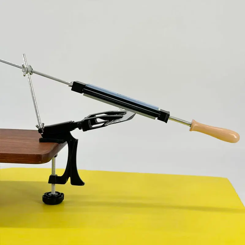 

Fessional Knife Sharpener Tool with 360° Rotation Flip Design, Fixed-Angle Sharpening Kit, Comprehensive Sharpening System