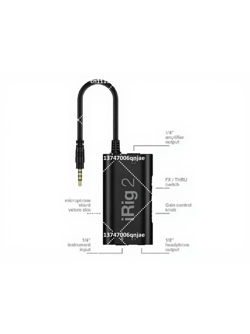 Electric Guitar Bass Converter Interface Portable Recording Effect