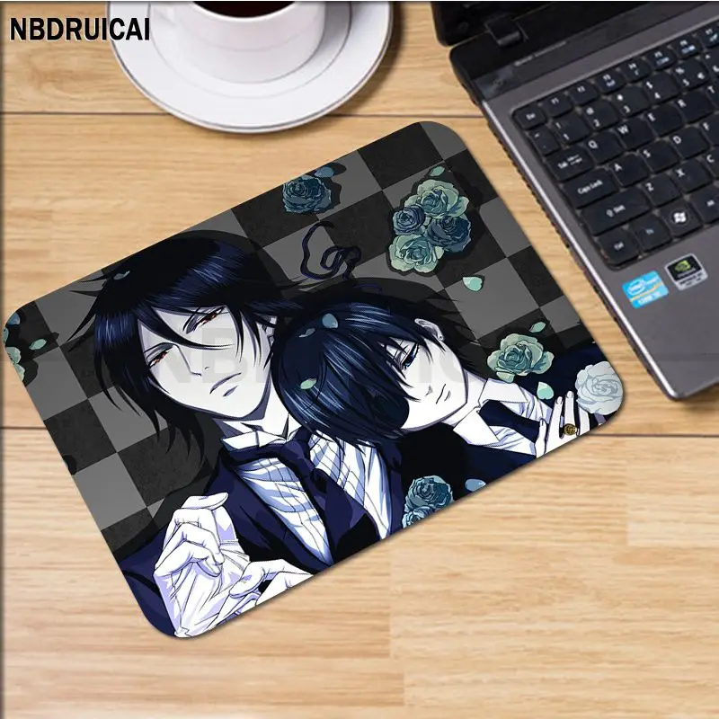 Black Butler INS Tide Small Cabinet Gaming Computer Laptop Desk Mat Mouse Pad Mouse Mat Notbook Desktop Mat