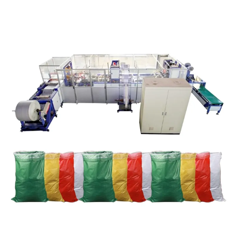 Plastic PE HDPE T Shirt Carry Shopping Nylon Polythene Rolling Linkage Garbage Continuous Drawstring Bag Sealing Making Machine