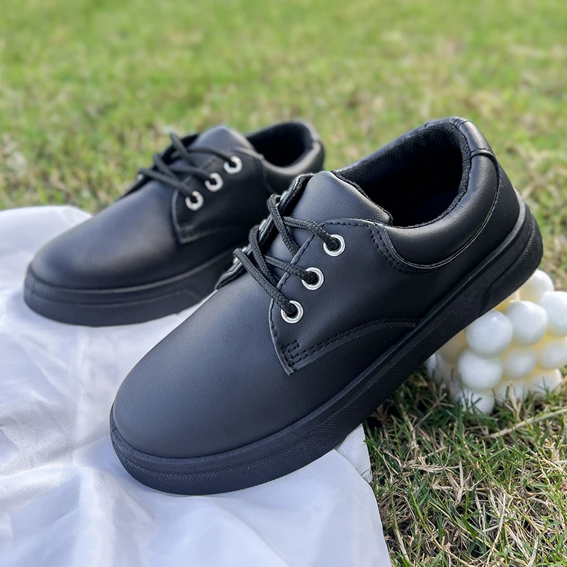 

Toddler Girl's Thick Soled Round Toe Lace Up Shoes Classic Fashion Oxford Shoe