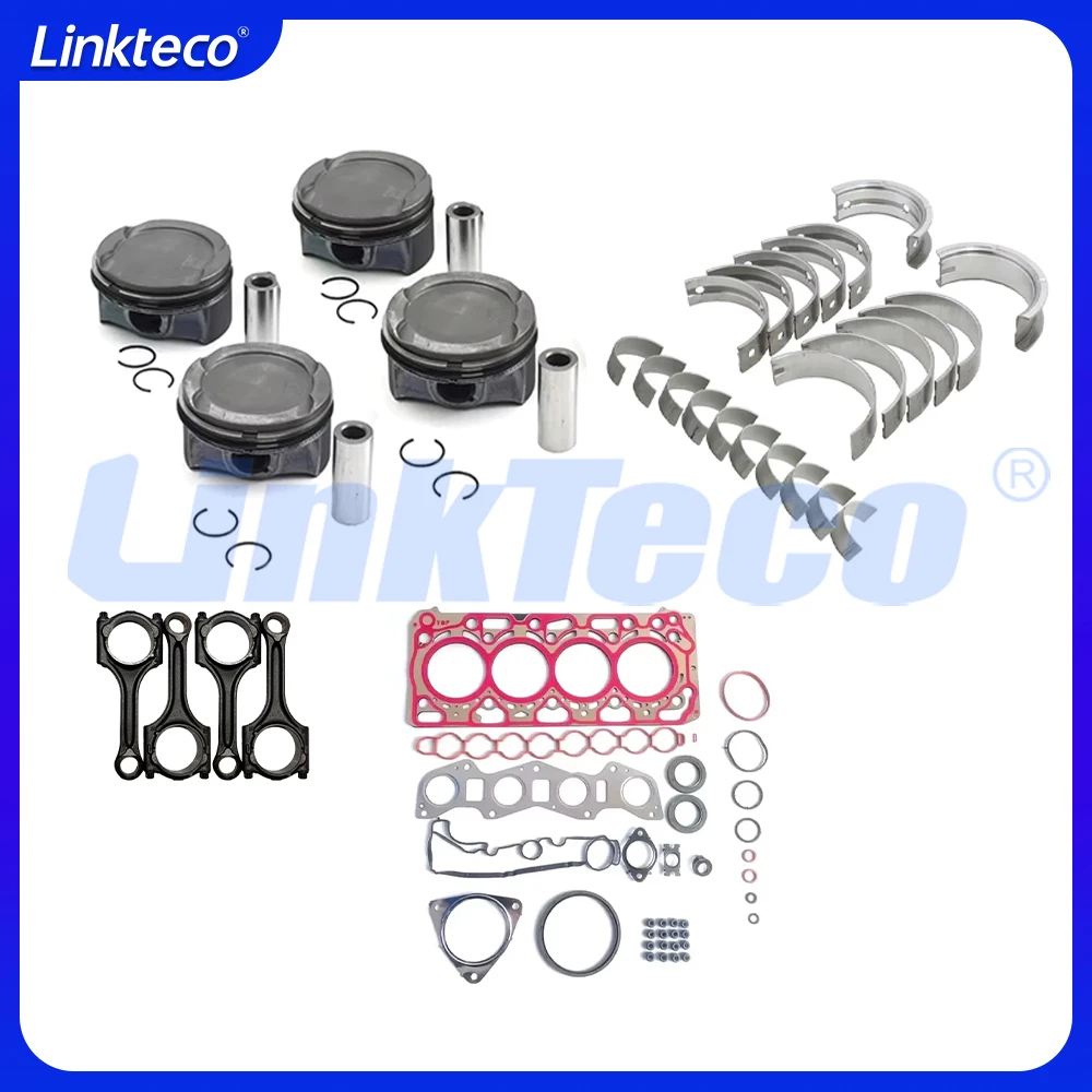 4pcs Engine Repair Full Gasket Connecting Rod Set Fit 2.0 T L B4204T11 For Volvo S60 V40 V60 V90 C30 C70 S40 2.0L 2.0T B4204T