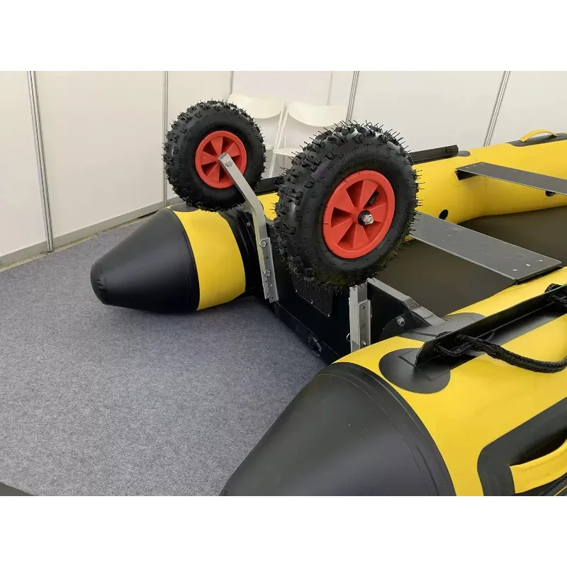 Suitable for inflatable launch wheels, aluminum frame, diameter  , rubber tires  1pcs