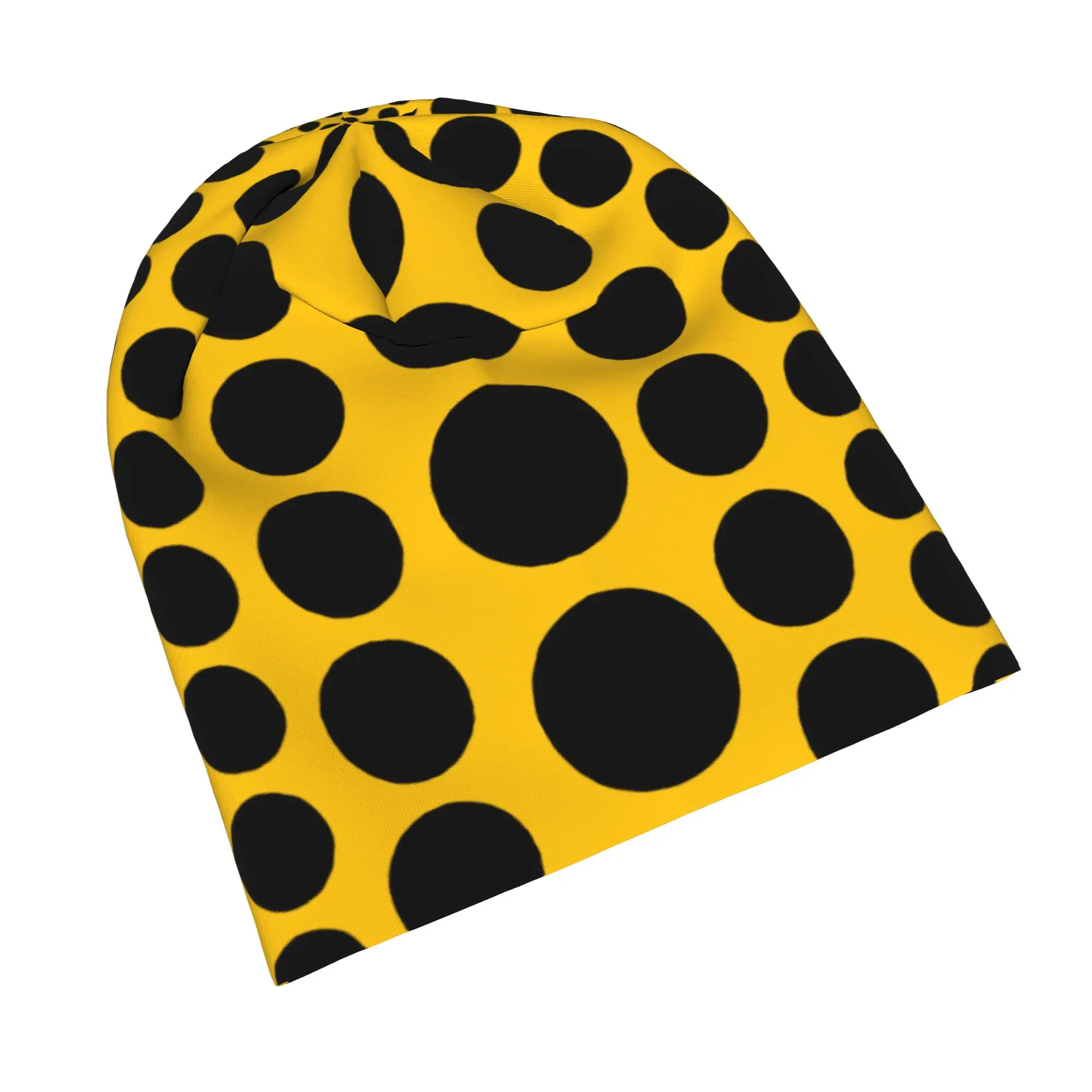 Infinity Polka Dots Cap Yayoi Kusama Hip Hop Unisex Street Skullies Beanies Hats Spring Warm Dual-use Bonnet Hat
