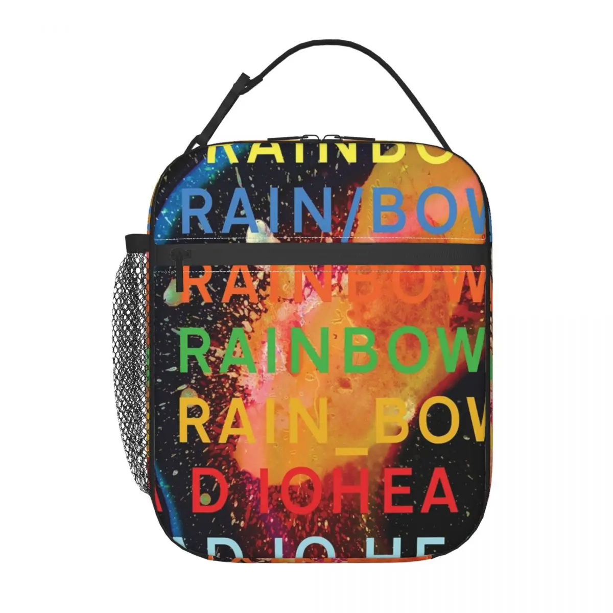 Radioheads British Rock Band Radio Insulated Lunch Tote Bag Women Portable Thermal Cooler Food Lunch Box Outdoor Camping Travel