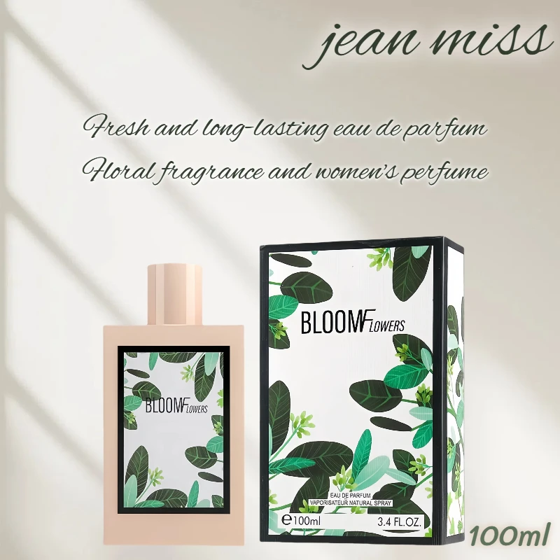

100ML Original Brand Floral Scent Lady Perfume Fresh Natural Fragrance Body Spray Elegant Flower Perfume Long-lasting fragrance