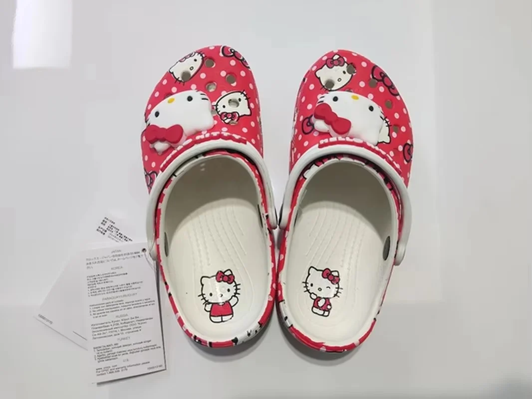 Miniso Hello Kitty Pochacco Melody Summer Children Cartoon Children Slipper Nonslip Soft Soled Wrap Toe Sandal Kid Birthday Gift image 4