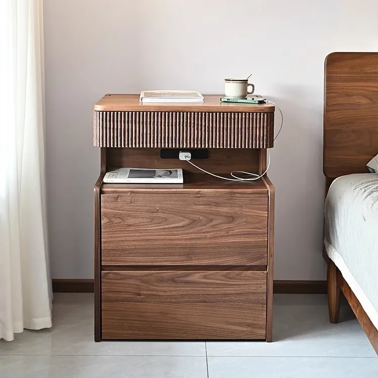 

Customizable Nordic clamshell mini bedside table simple bedroom makeup table