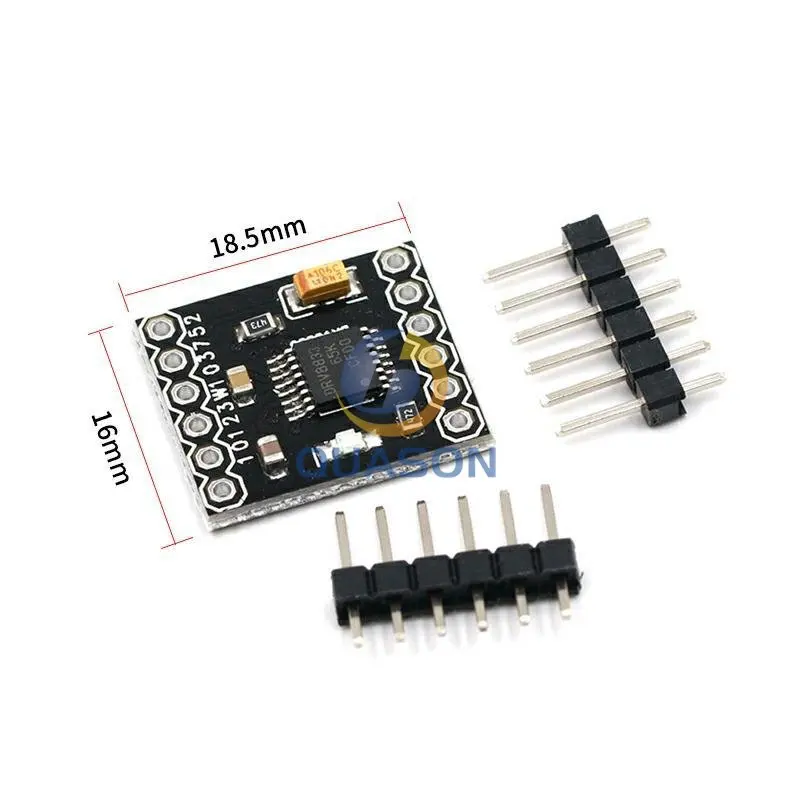 DRV8833 2 Channel DC Motor Driver Module Board 1.5A 3V-10V H-Bridge 4-Wire Step Motor