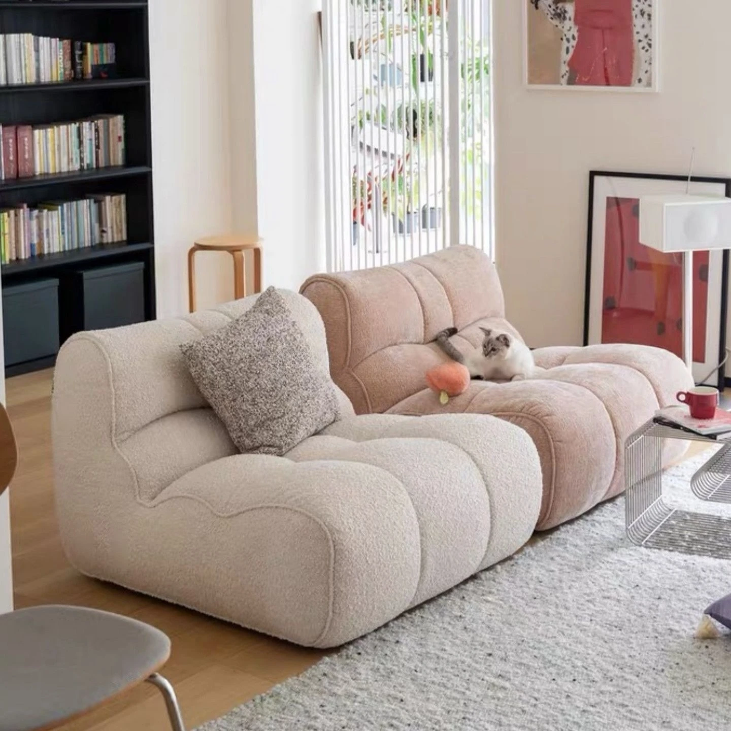 Lazy sofa art sofa living room comfortable single sofa