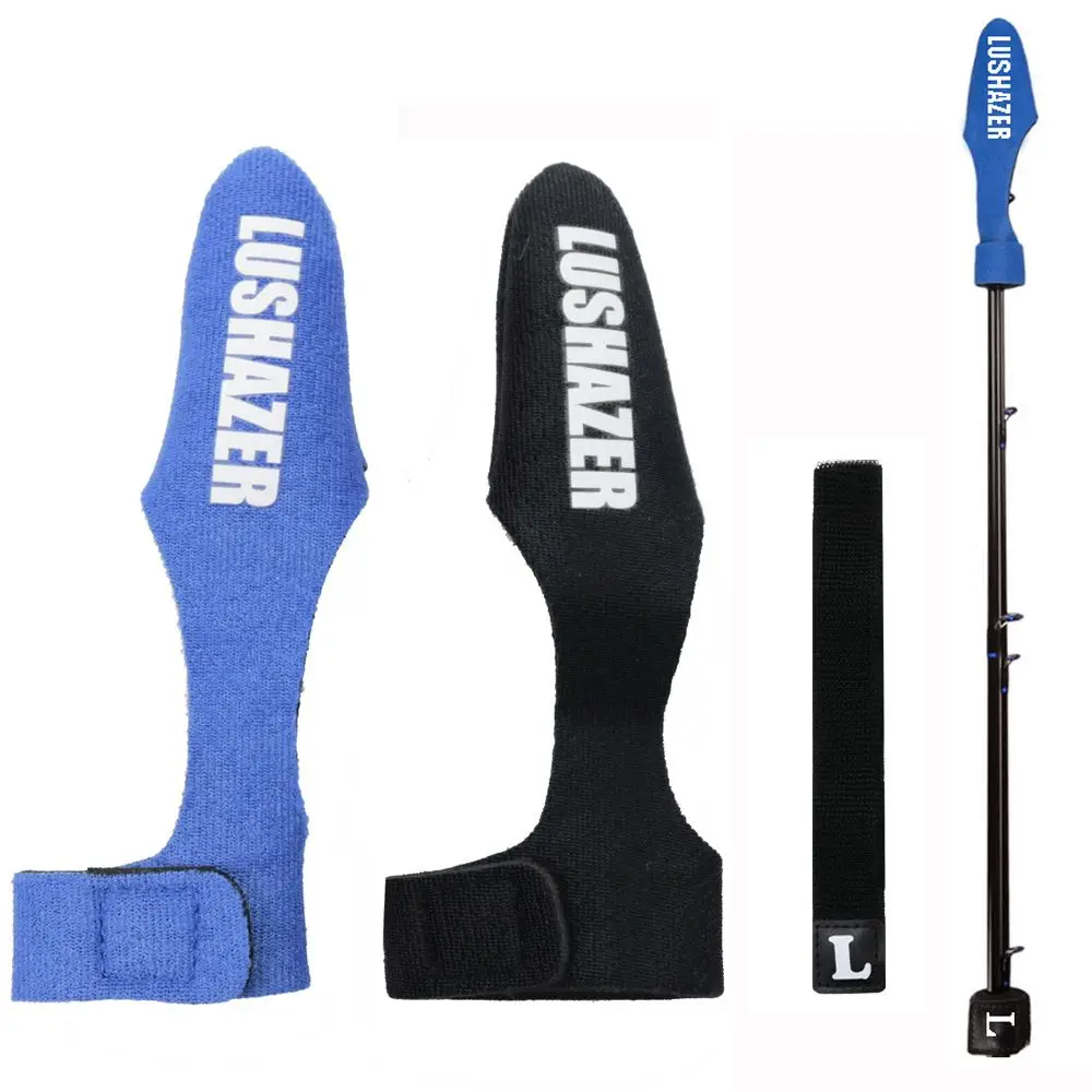 Magic Cable Band Belt Elastic Tools Protective Sleeve Fishing Rod Strap Fish Pole Covers Protector+Tie Wrap