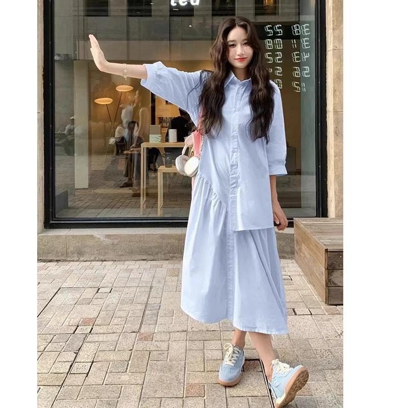 Vestidos de manga comprida vestido feminino festa de noite primavera malha floral bordado barco-pescoço manga bufante em camadas cintura gota mori menina