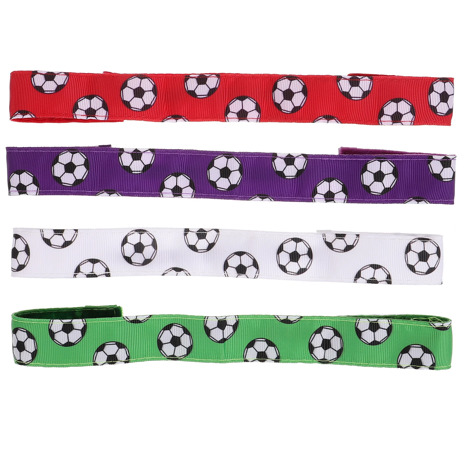 

4pcs Candy Color Yoga Breathable Sweat Absorbing Sport For Women Athletic Workout Football Headband Gym Sweatbands Volleyball