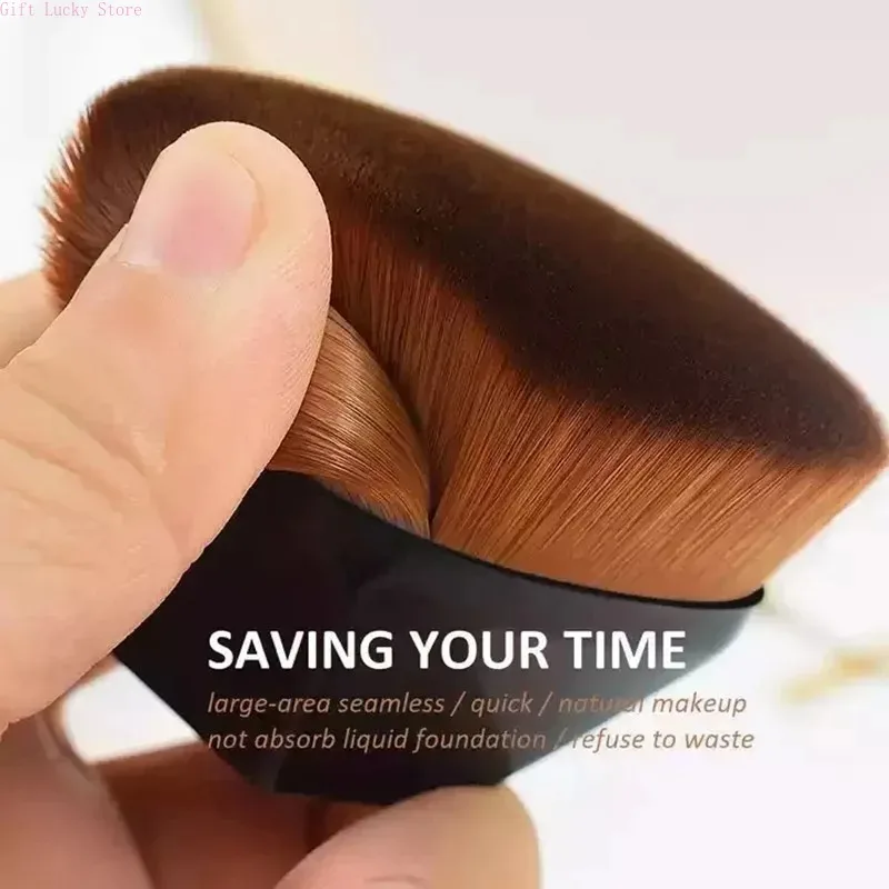 Nieuwe Magische Make-up Borstel Schoonheid Poeder Gezicht Blush Borstels Draagbare Professionele Foundation Brush Grote Cosmetica Zachte Basis Make-up