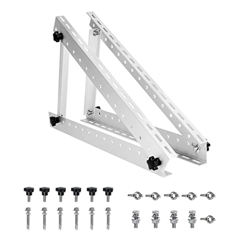 2 Stück Solarmodul Halterung 41in (1040mm) Solarpanel-Neigungshalterungen