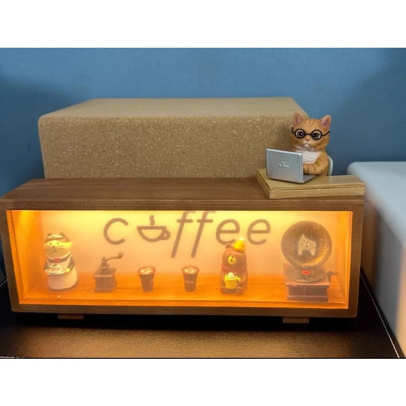 

JXK 1/6 Scale Simulation Resin Lovely Pet Kitten Slack Off Ginger Cat Animal Model for 12inch Handmade Decoration