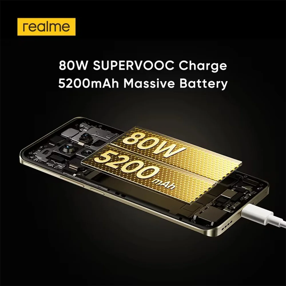 Versión Global realme 13 Pro plus 5G Smartphone Snapdragon 7s Gen 2 realme 13 Pro Plus Cámara de 50MP 5200mAh 80W Batería NFC OTG