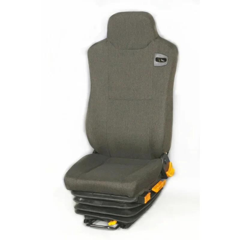 High Quality Heavy Duty Truck & Bus Front Driver Seat Air Suspension Adjustable Seat with Headrest for Machinery Operators