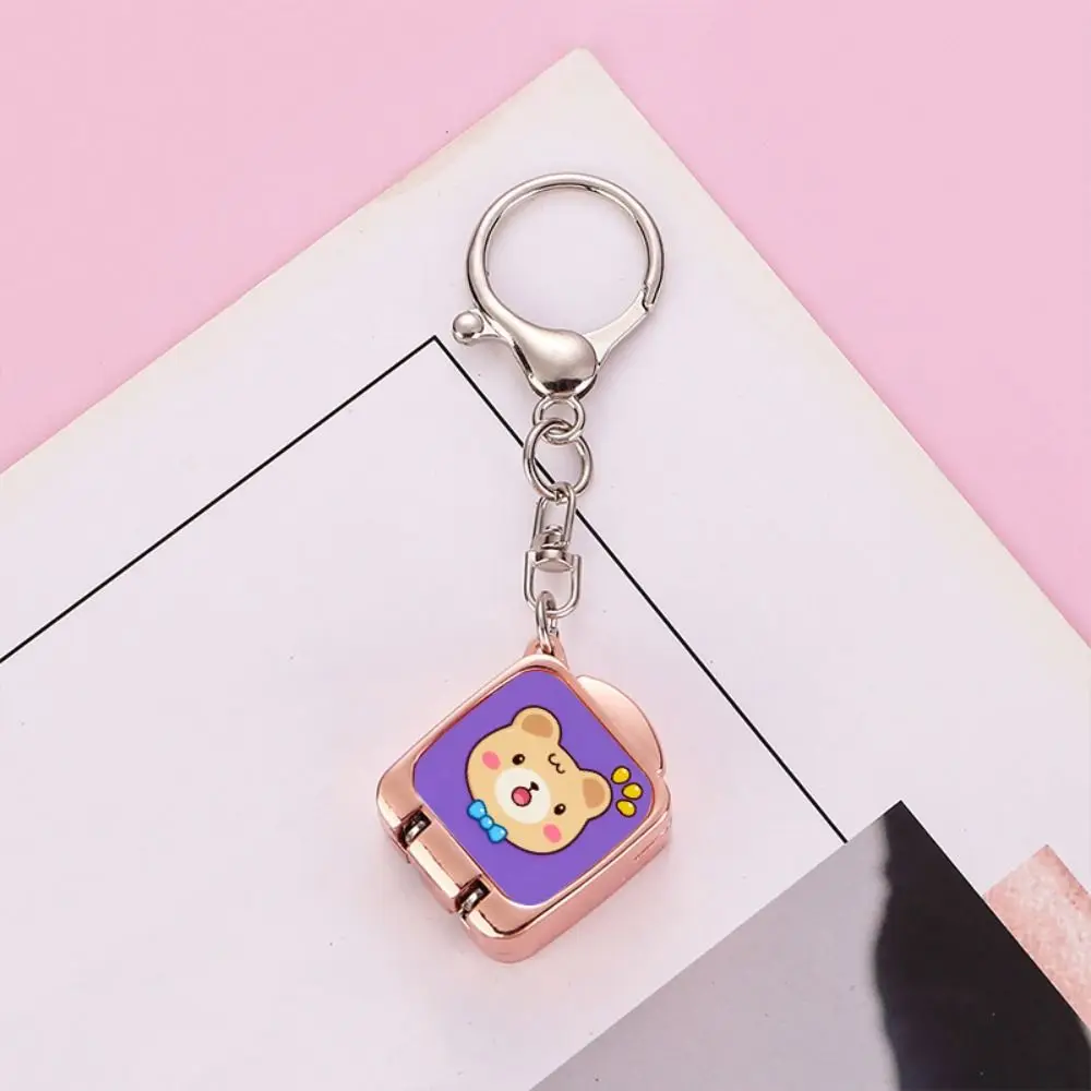 Creative Mini Folding Nail Clipper Portable Stainless Steel Nail Clipper Key Ring Cartoon Sharp and Durable Nail Nipper Keychain