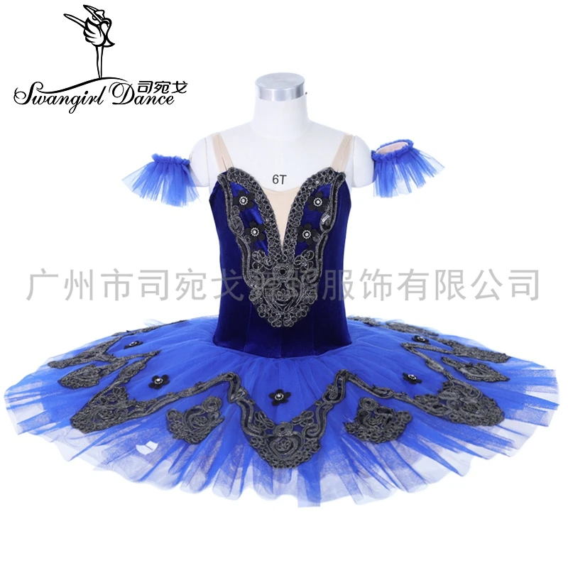 Women Classical Pancake ballet tutu Professional Princess Florina Blue Bird Ballet Tutu Nutracker JY008A